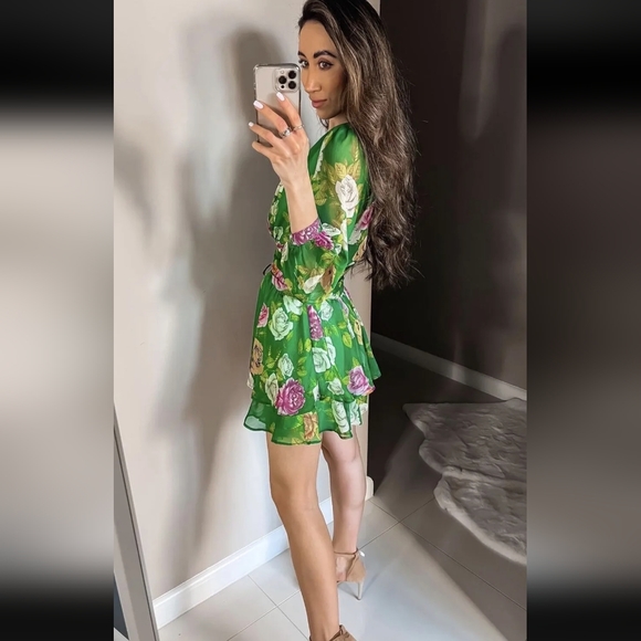 🏵️💚 Zara Mini Floral Dress - Picture 10 of 15